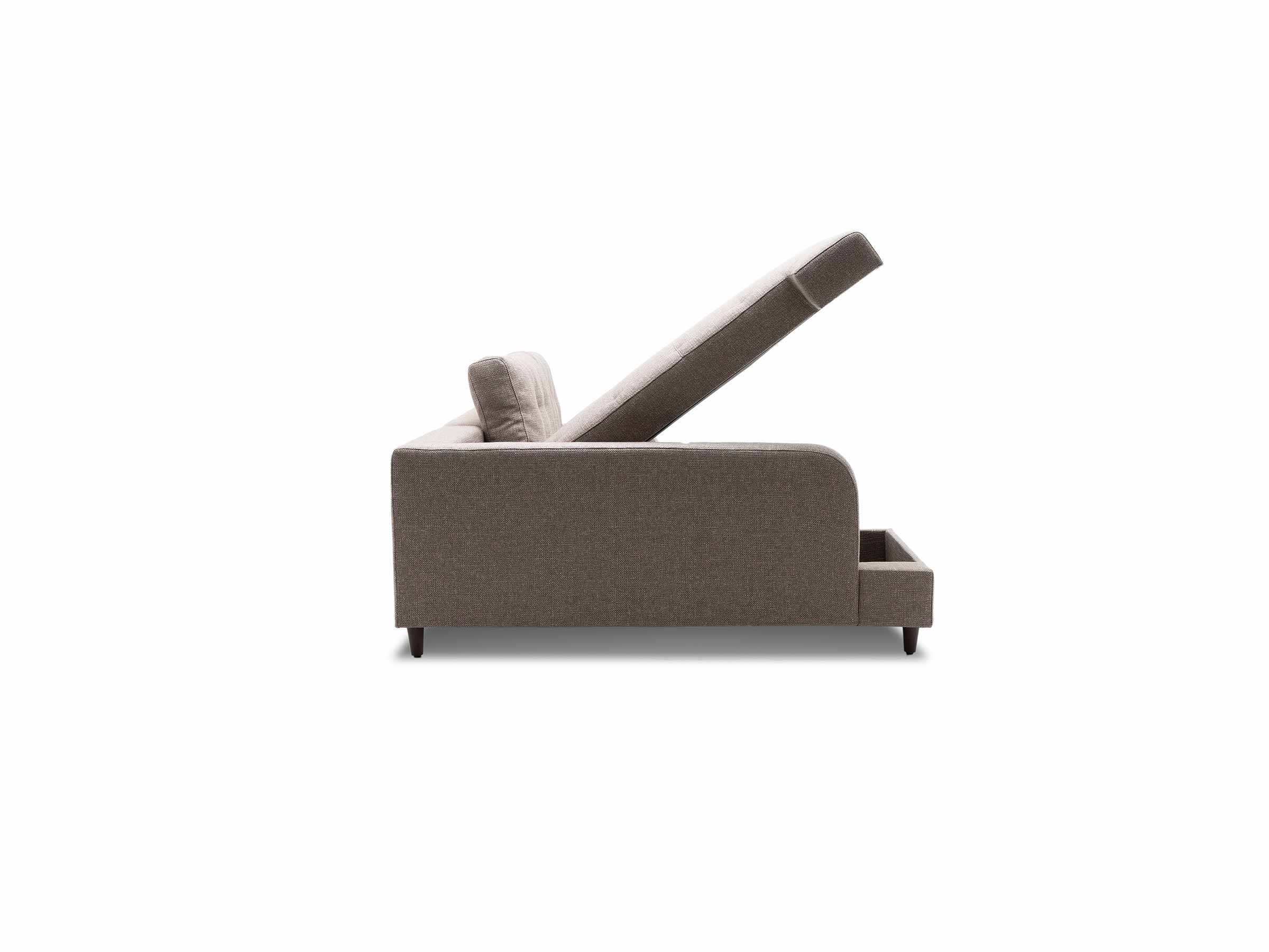Biblio Corner Chaise Sofa Bed 105" - Image 5