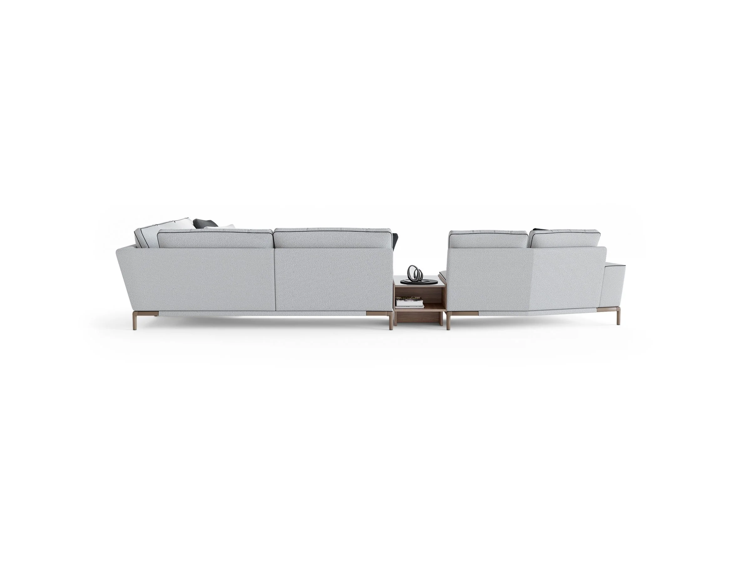 Gola Corner Sofa with Moon Chaise 176" - Image 5