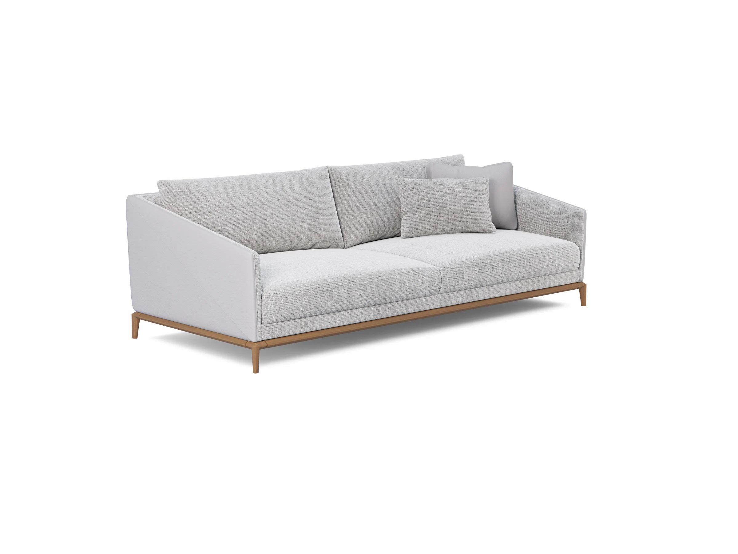 Ikon Three Seater Sofa With Wood Leg - Image 3