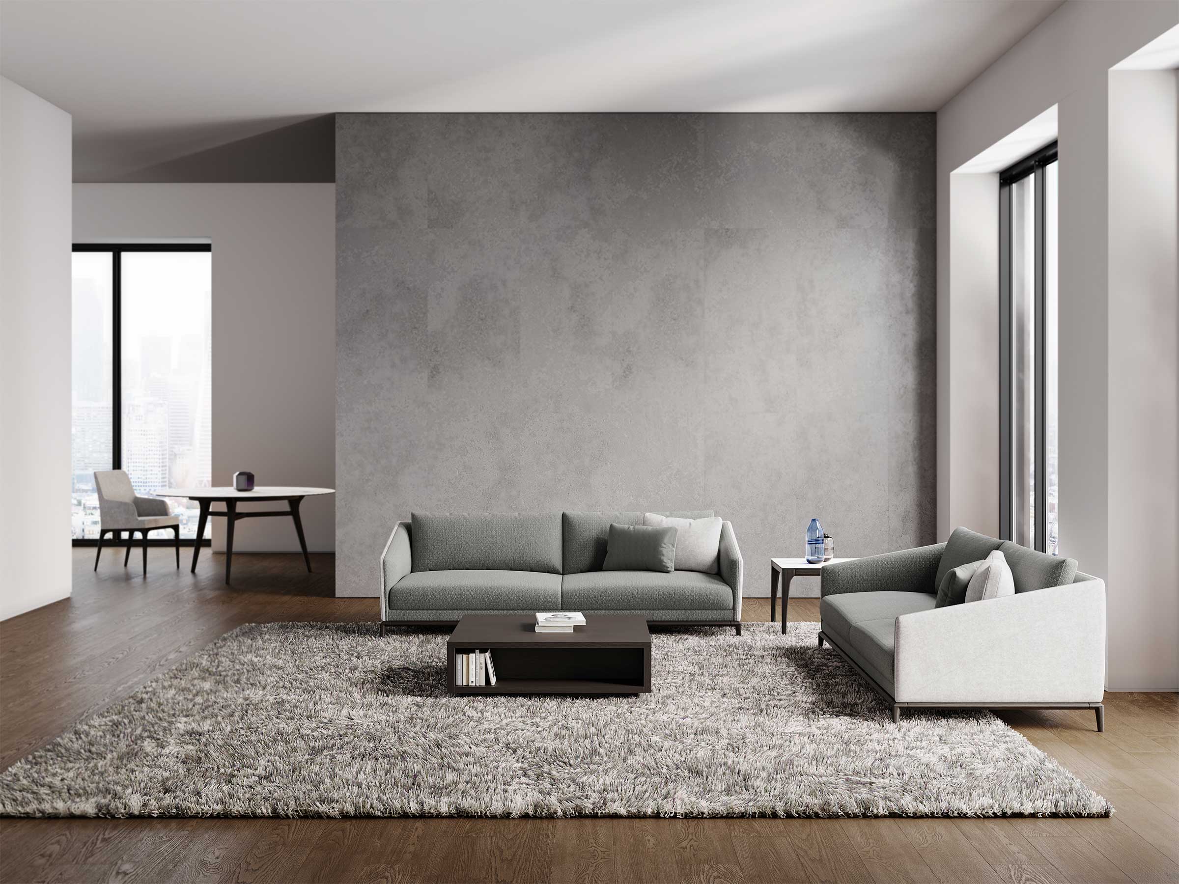 Ikon Three Seater Sofa With Wood Leg - Image 7