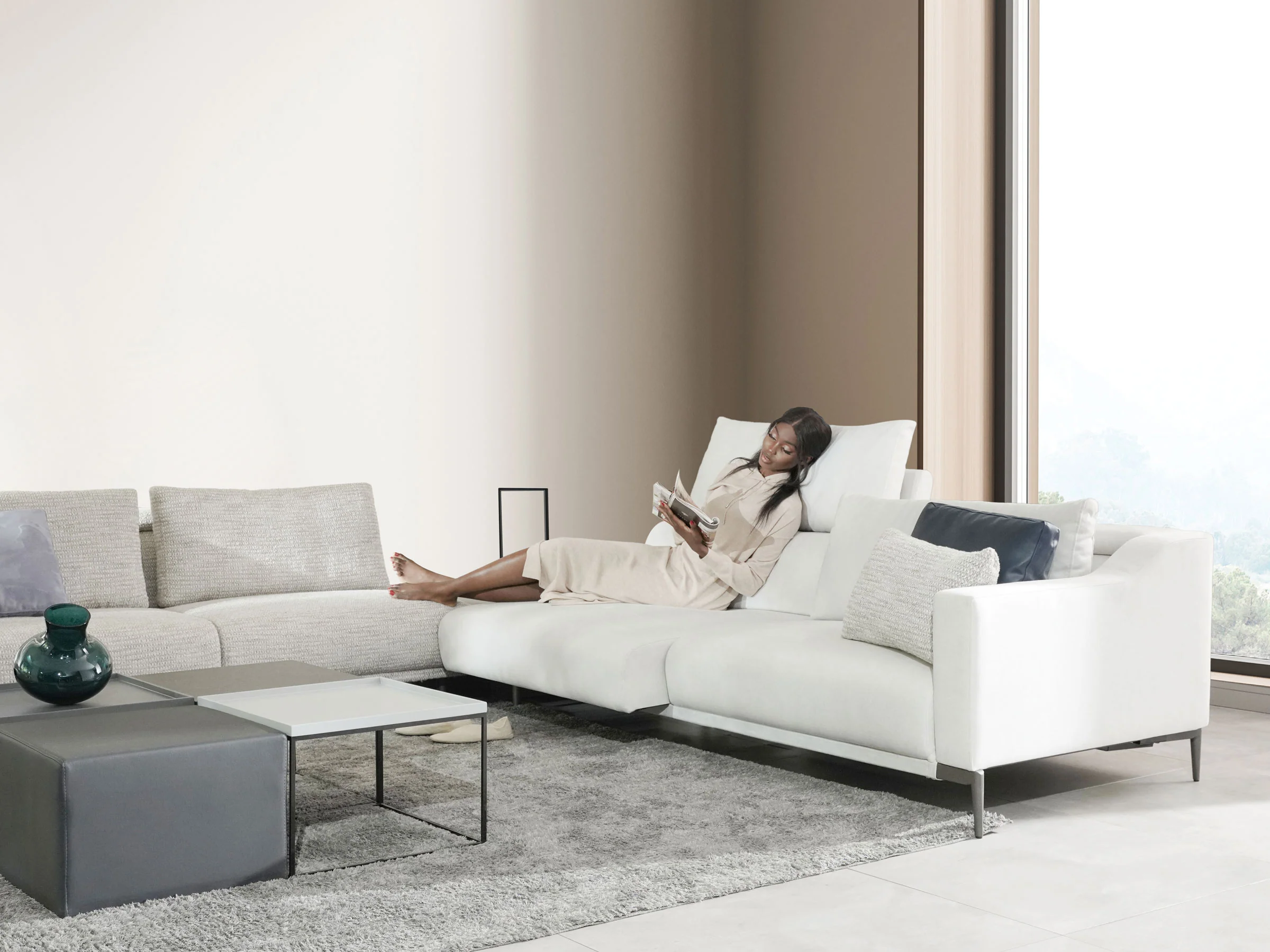 Milda Open Corner Sofa - Image 5