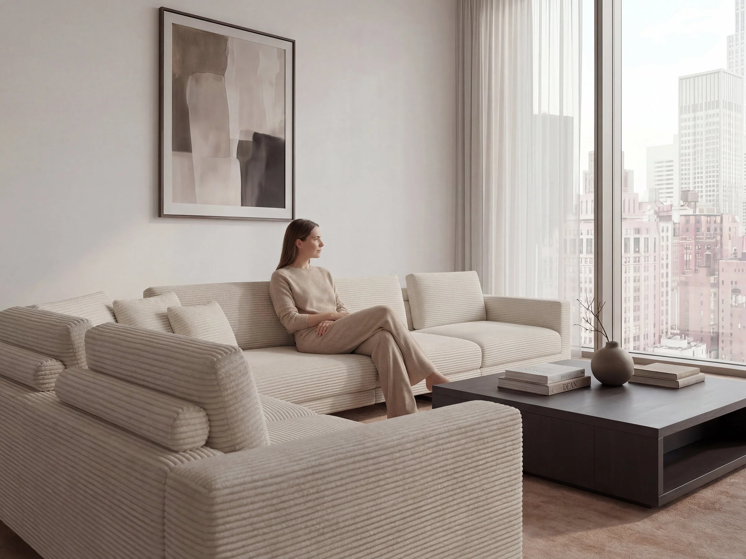 Mix Curved L-Sectional - Image 3
