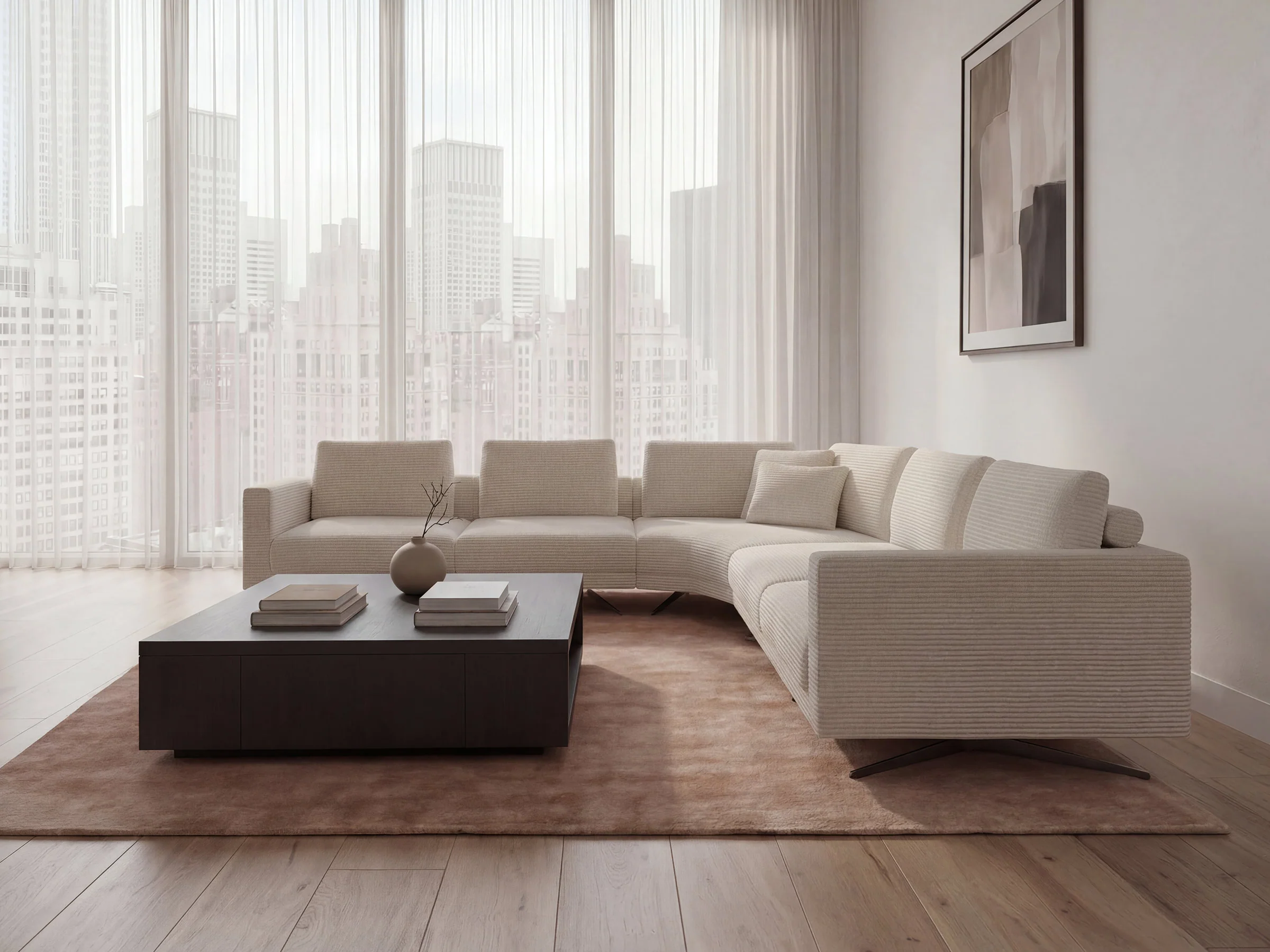 Mix Curved L-Sectional - Image 4