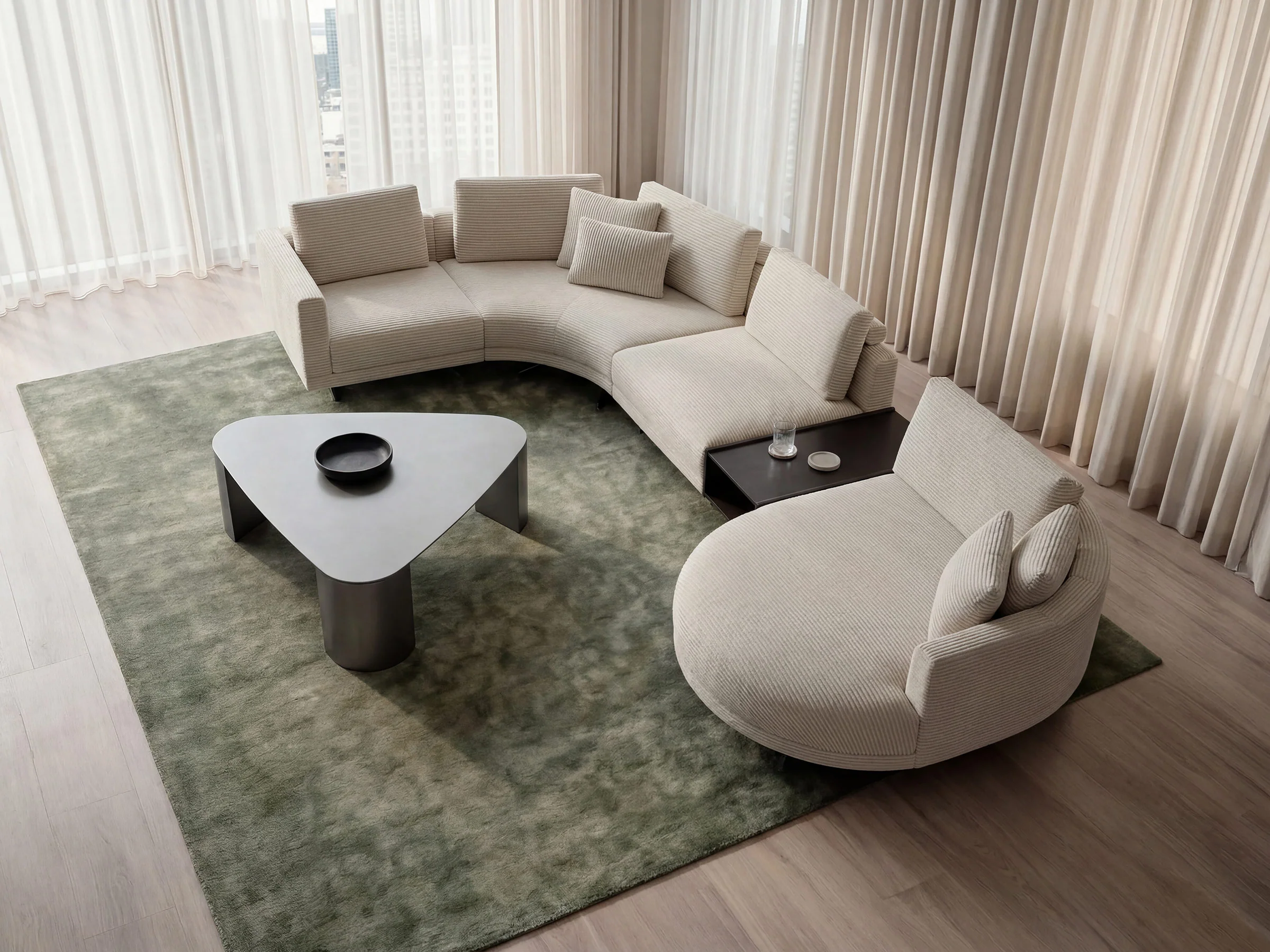 Mix Extended Curved Lounge - Image 3