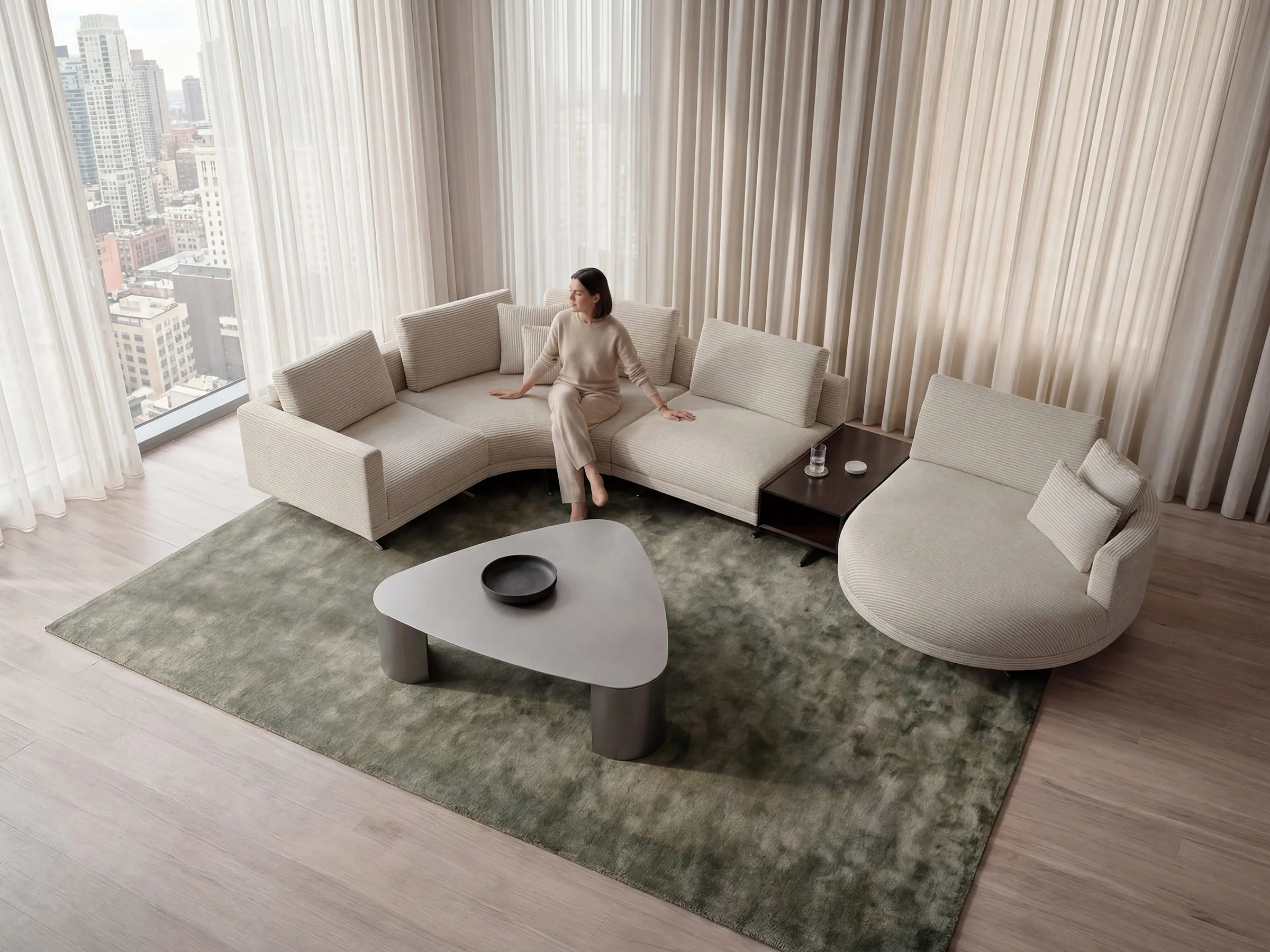Mix Extended Curved Lounge - Image 4