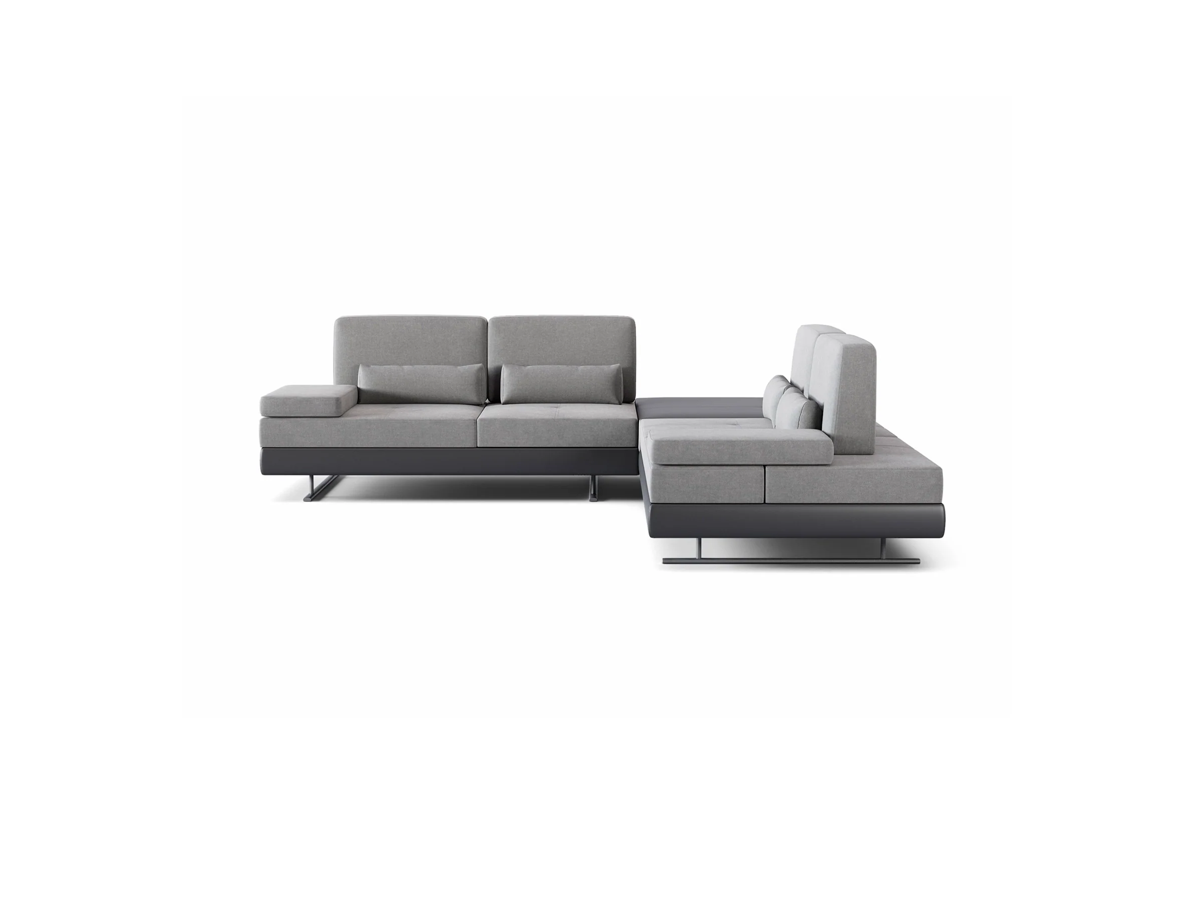Mony Corner Sofa with Pouf - Image 2