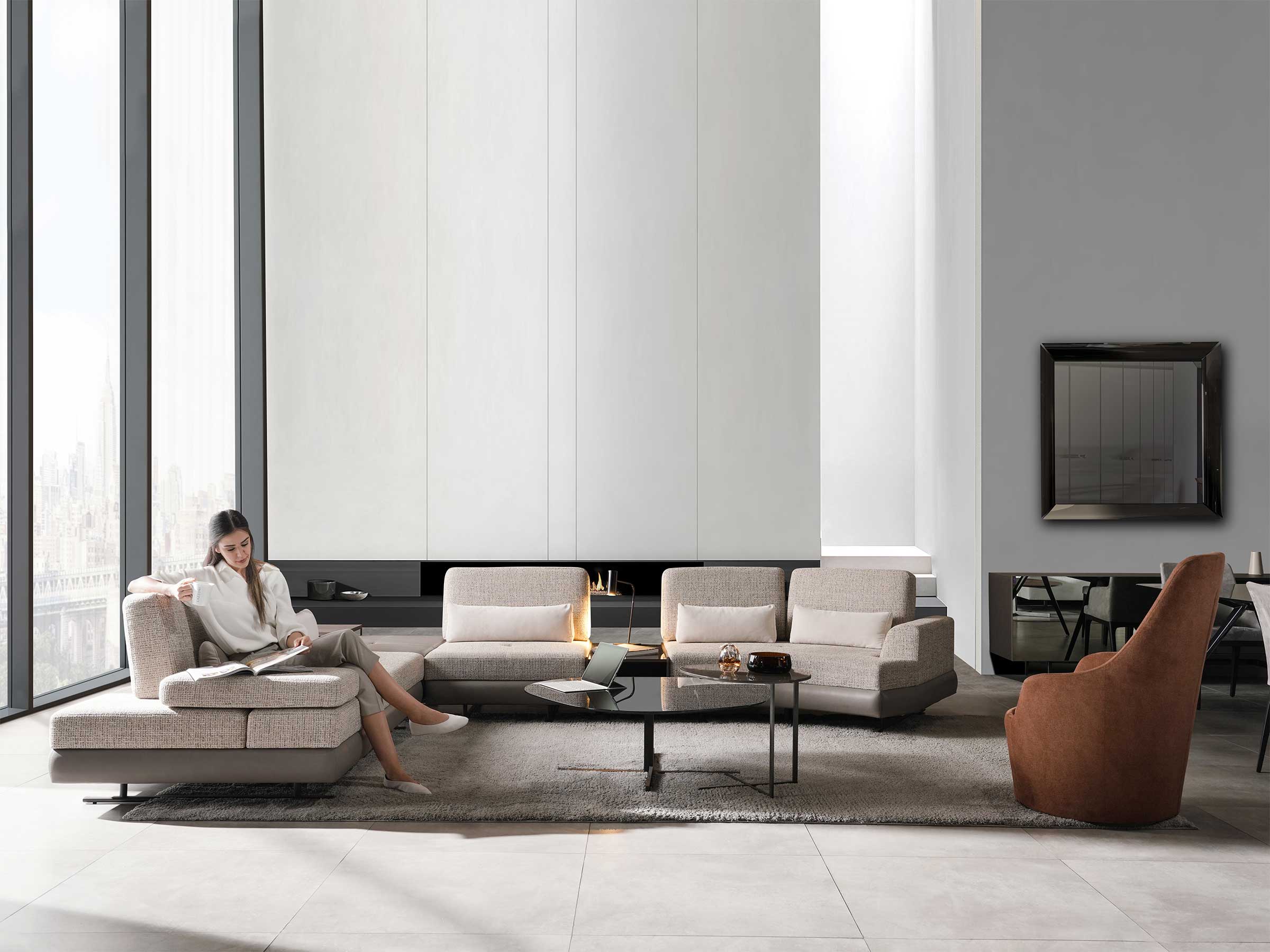 Mony Moon Open Corner Sofa - Image 6