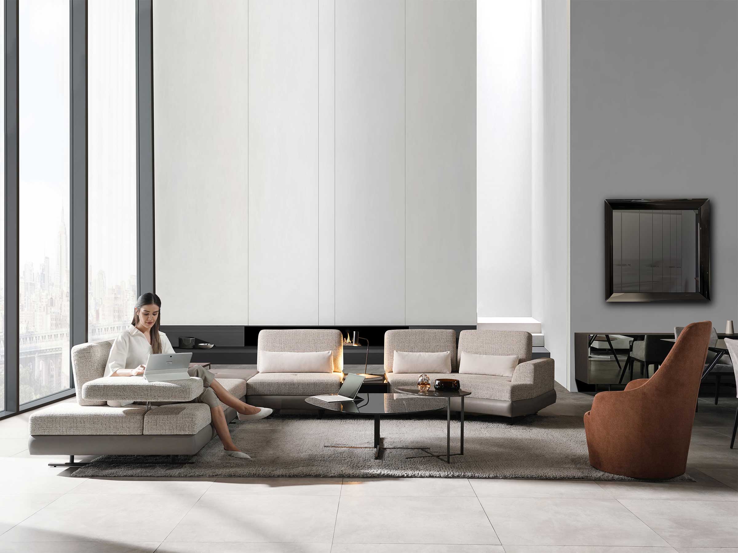 Mony Moon Open Corner Sofa - Image 7