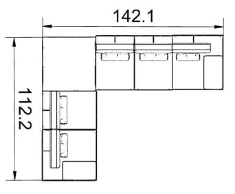 Mony Sectional - Costa Mesa, CA - Image 2