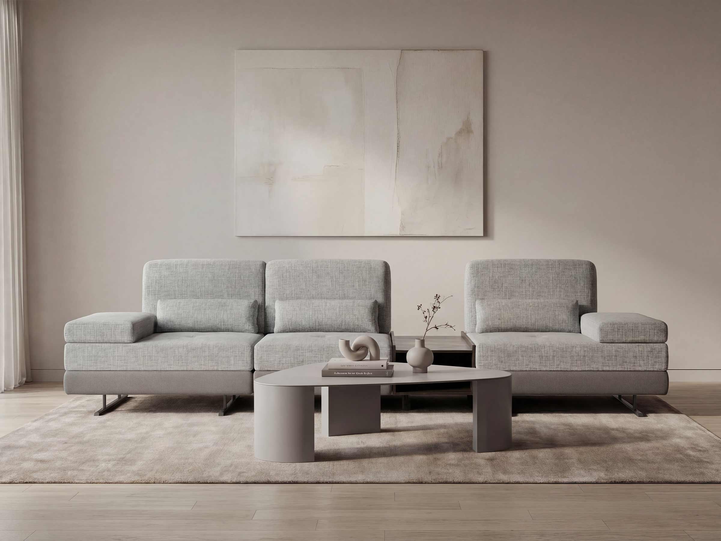Mony Smart-Motion Sofa | Modular 3-Seater with Integrated Coffee Table - Image 4