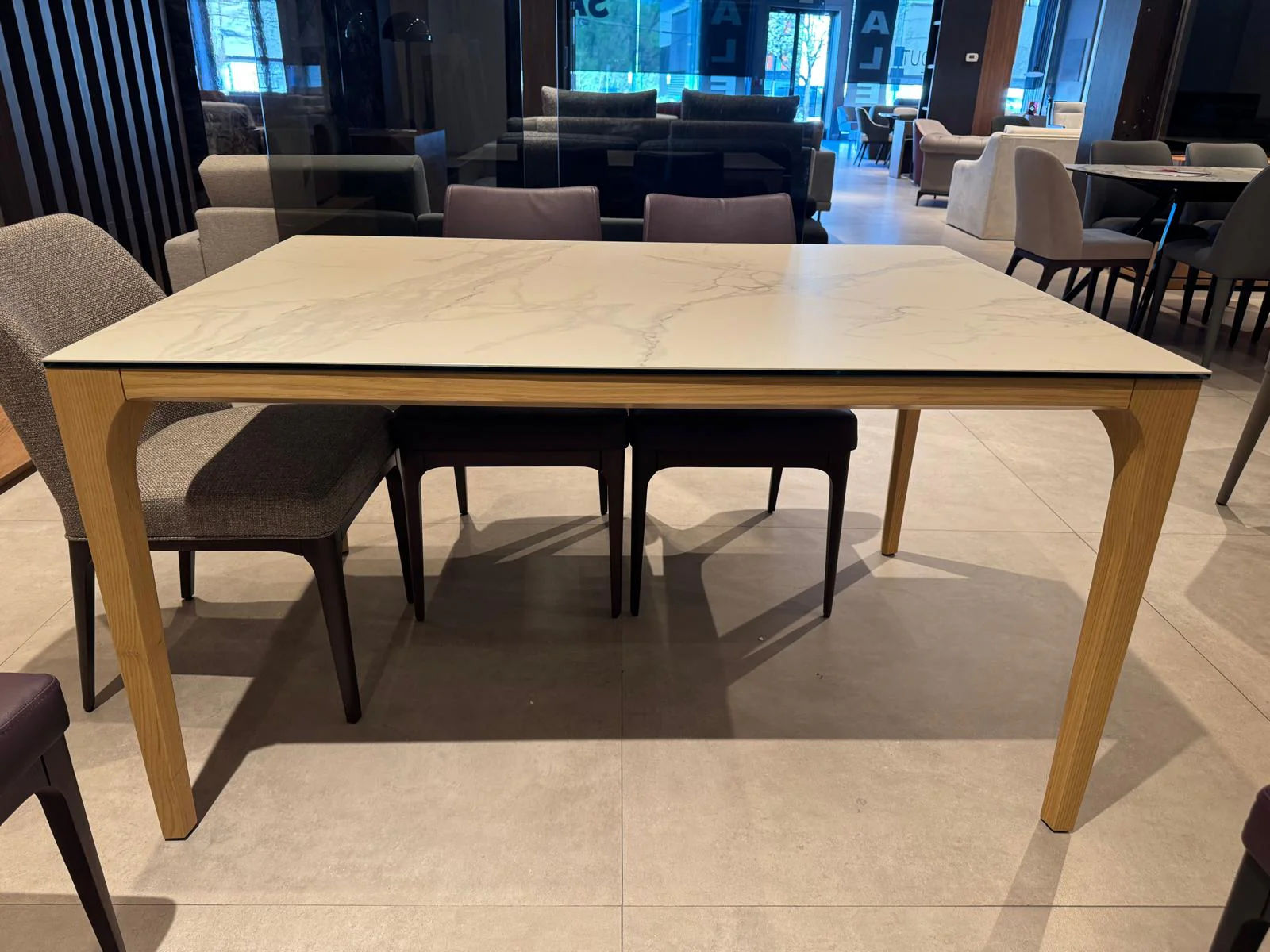 Pietra Ceramic Top Dining Table - OUTLET - Image 3