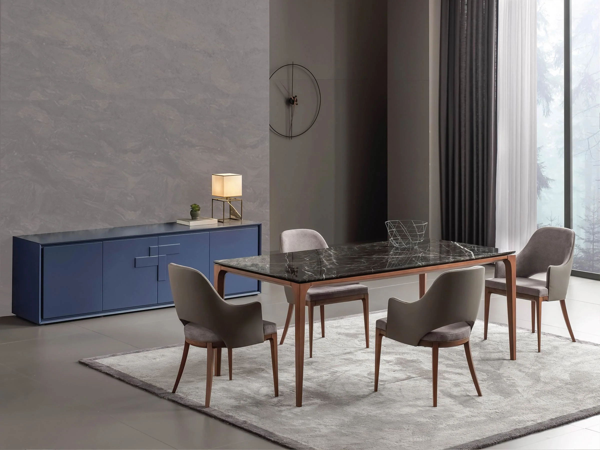 Pietra Glass/Ceramic Table - Image 5