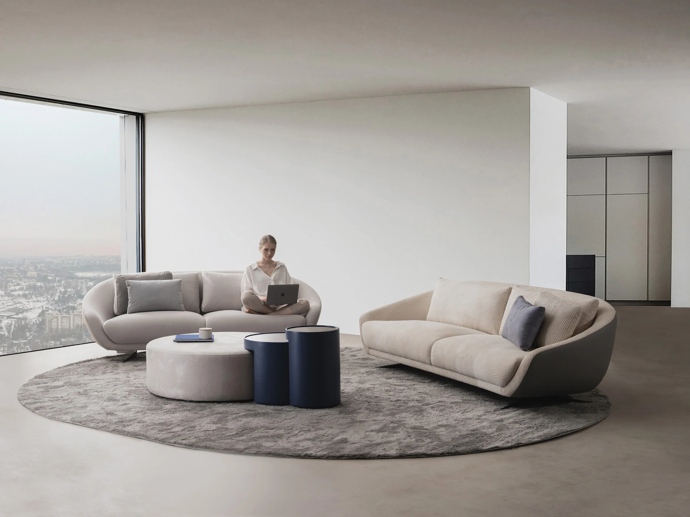 Podia Loveseat Sofa - Image 4
