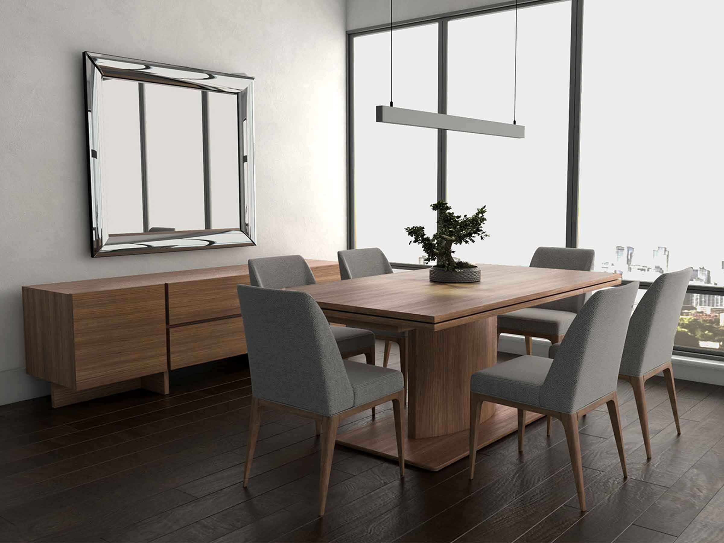 Raena Extendable Wood Table - Image 8