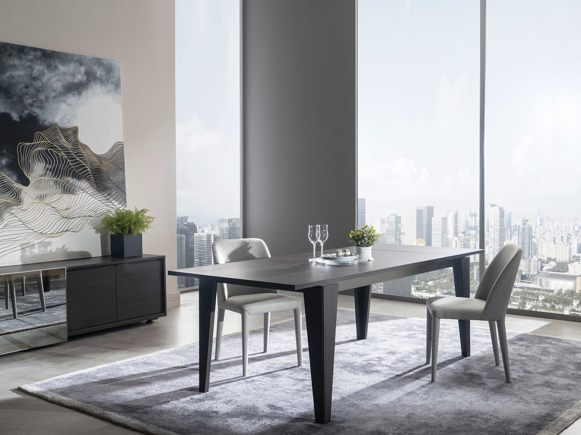 Terra Extendable Wood Table - Image 5