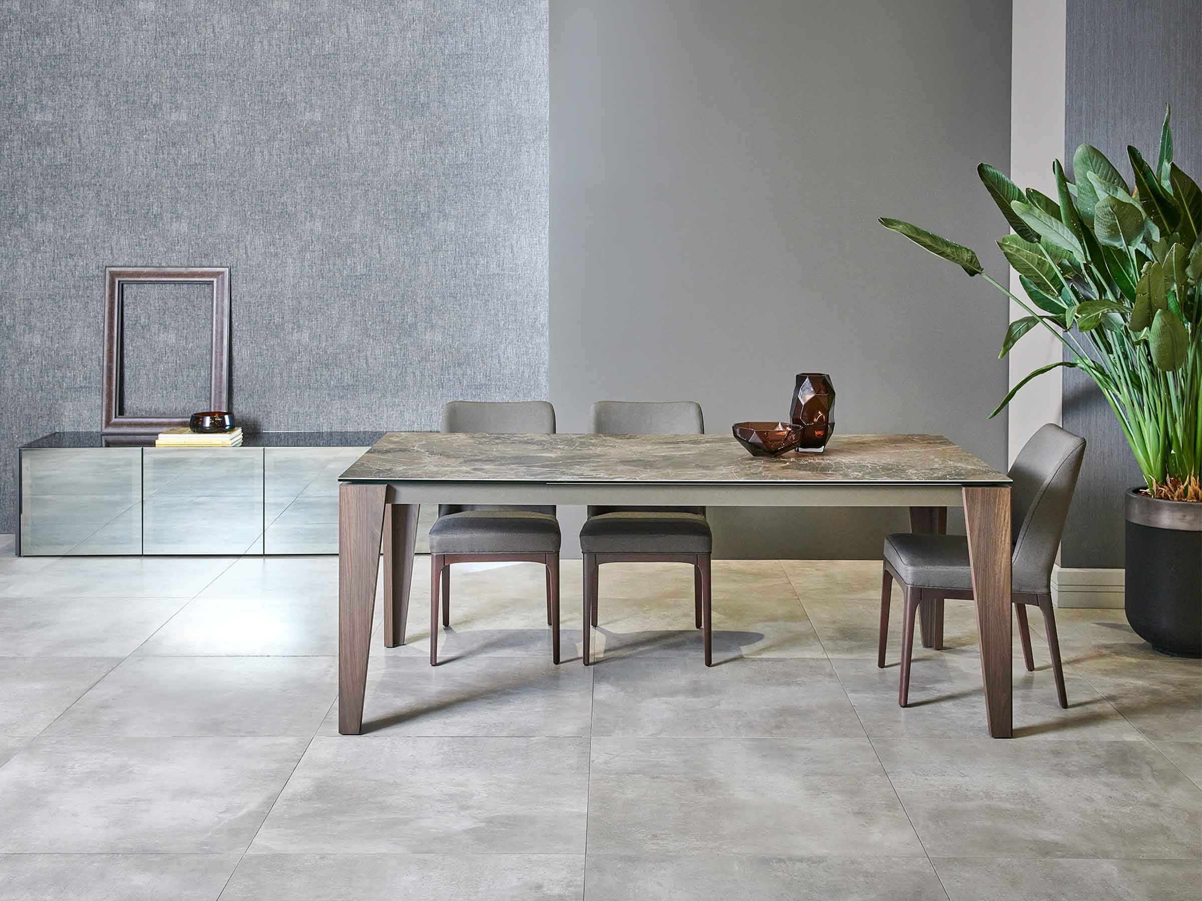 Terra Ceramic / Glass Extendable Table - Image 5