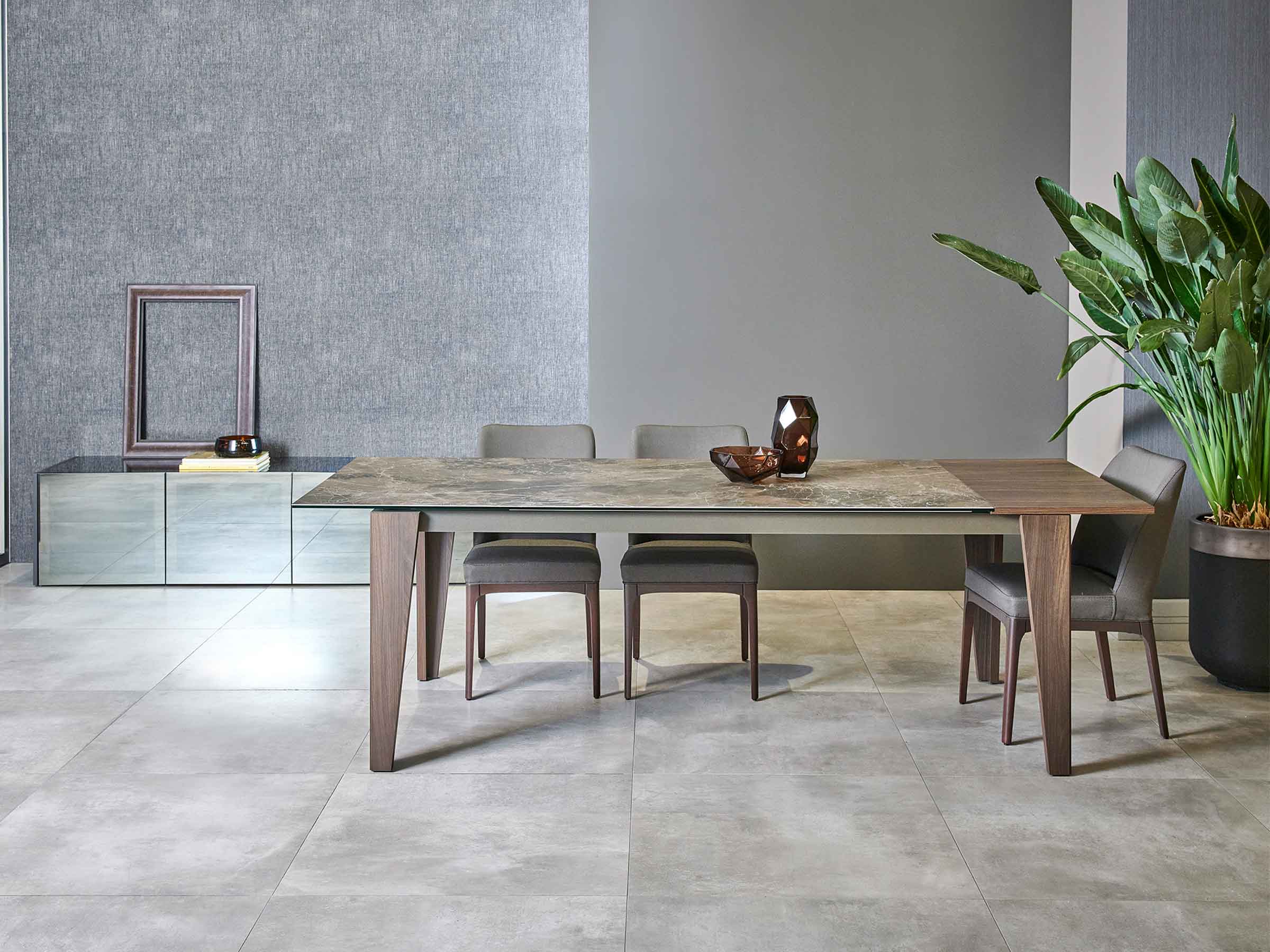 Terra Ceramic / Glass Extendable Table - Image 6