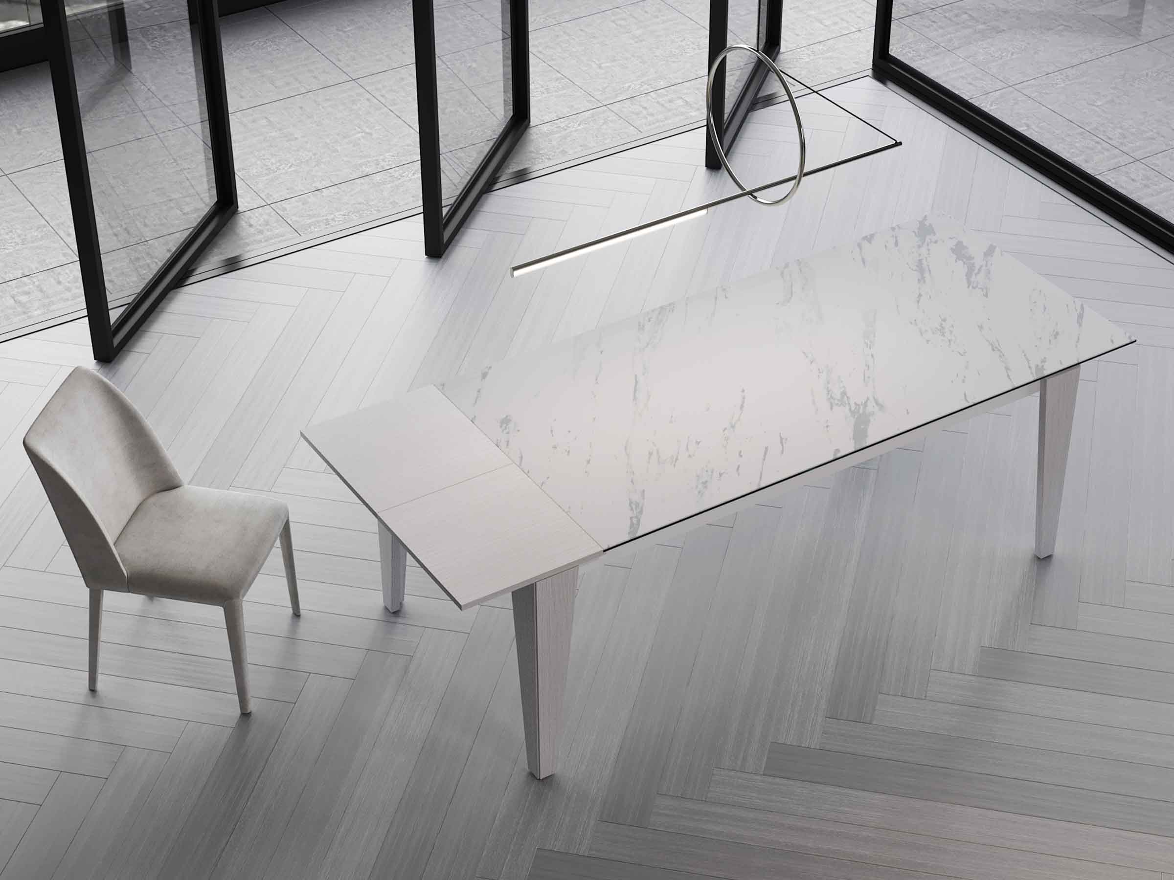 Terra Ceramic / Glass Extendable Table - Image 7