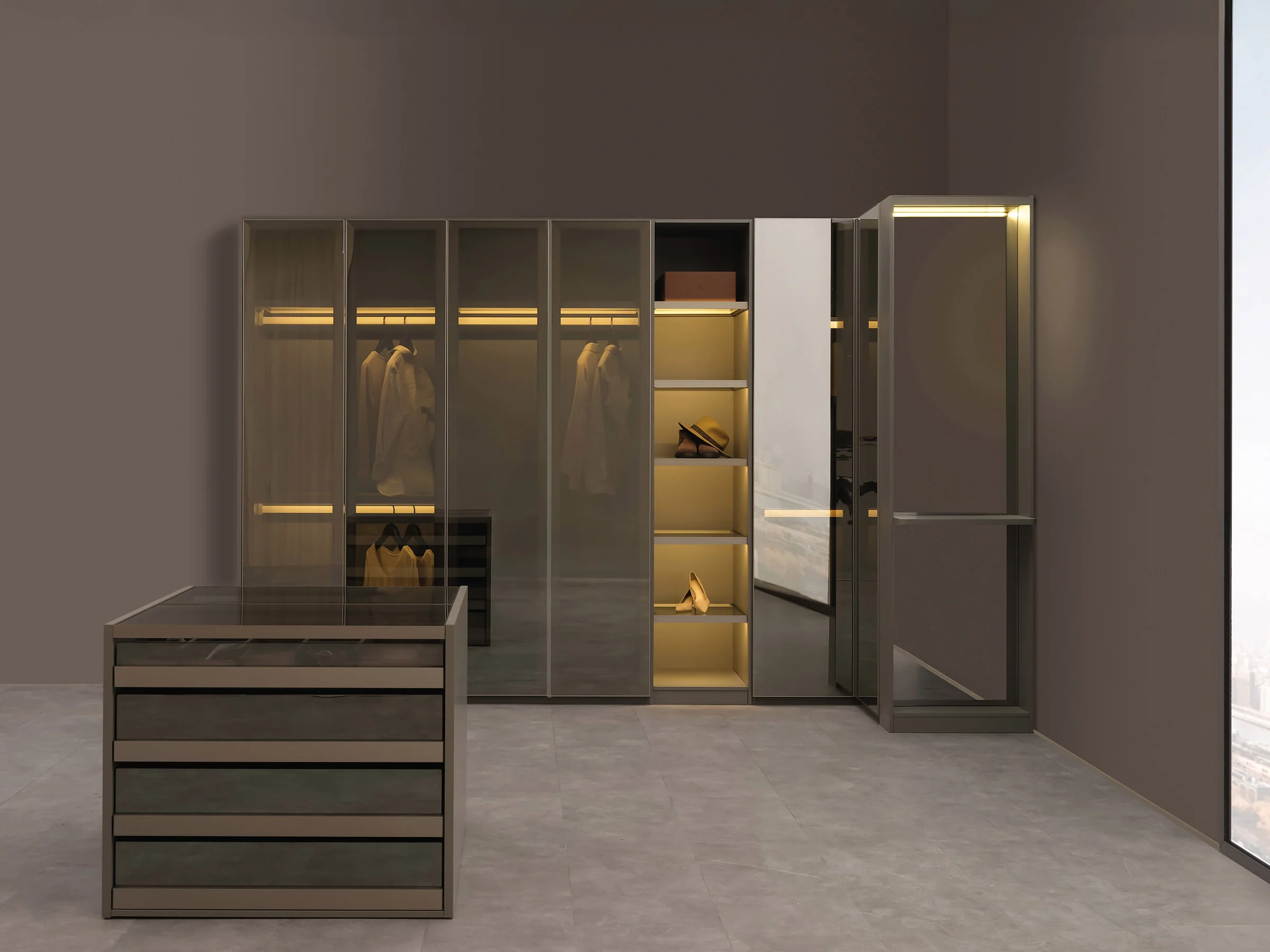 Vetrina Reflective Closet - Image 3