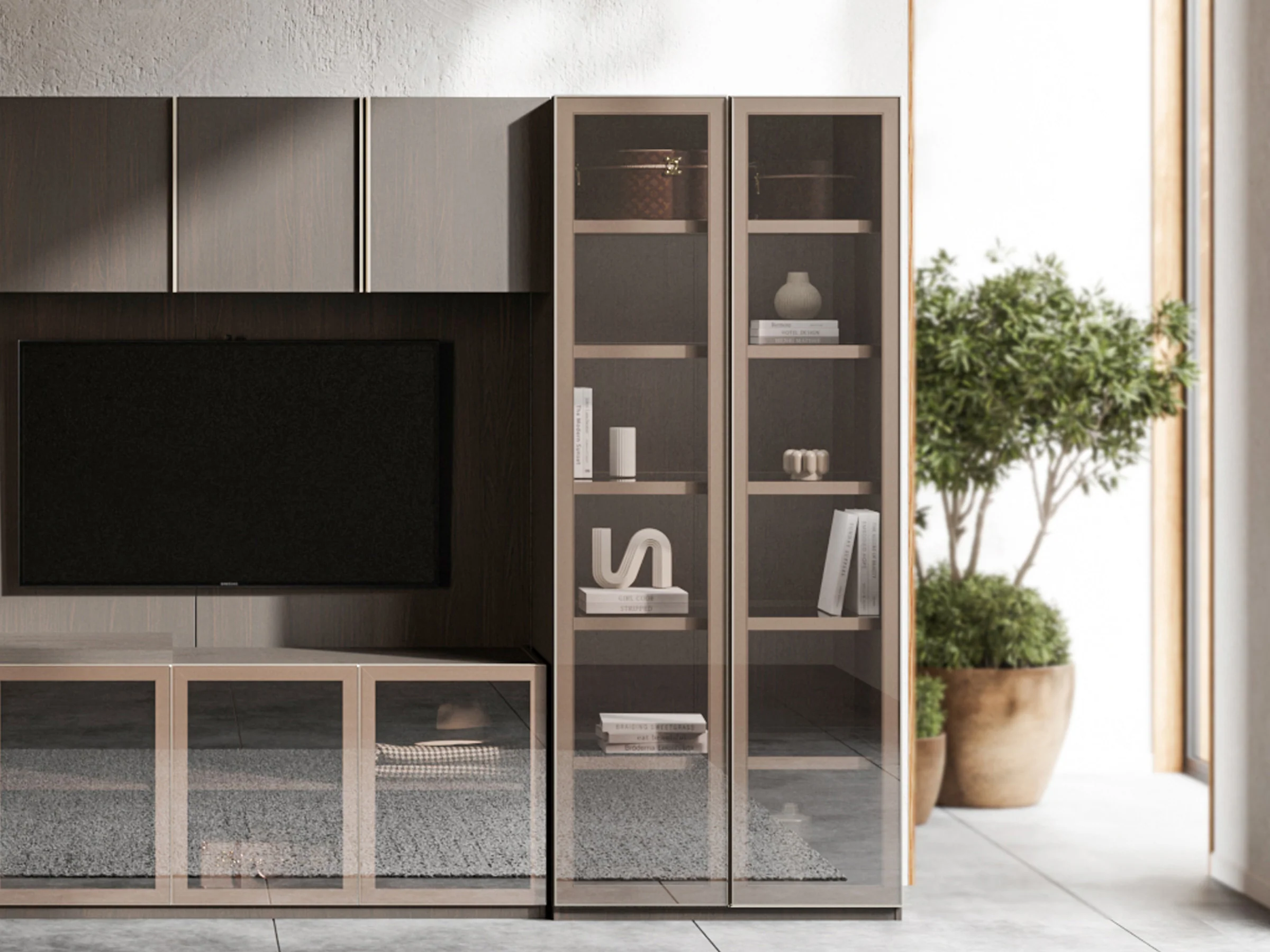 Visual Bookcase with Door - Image 8