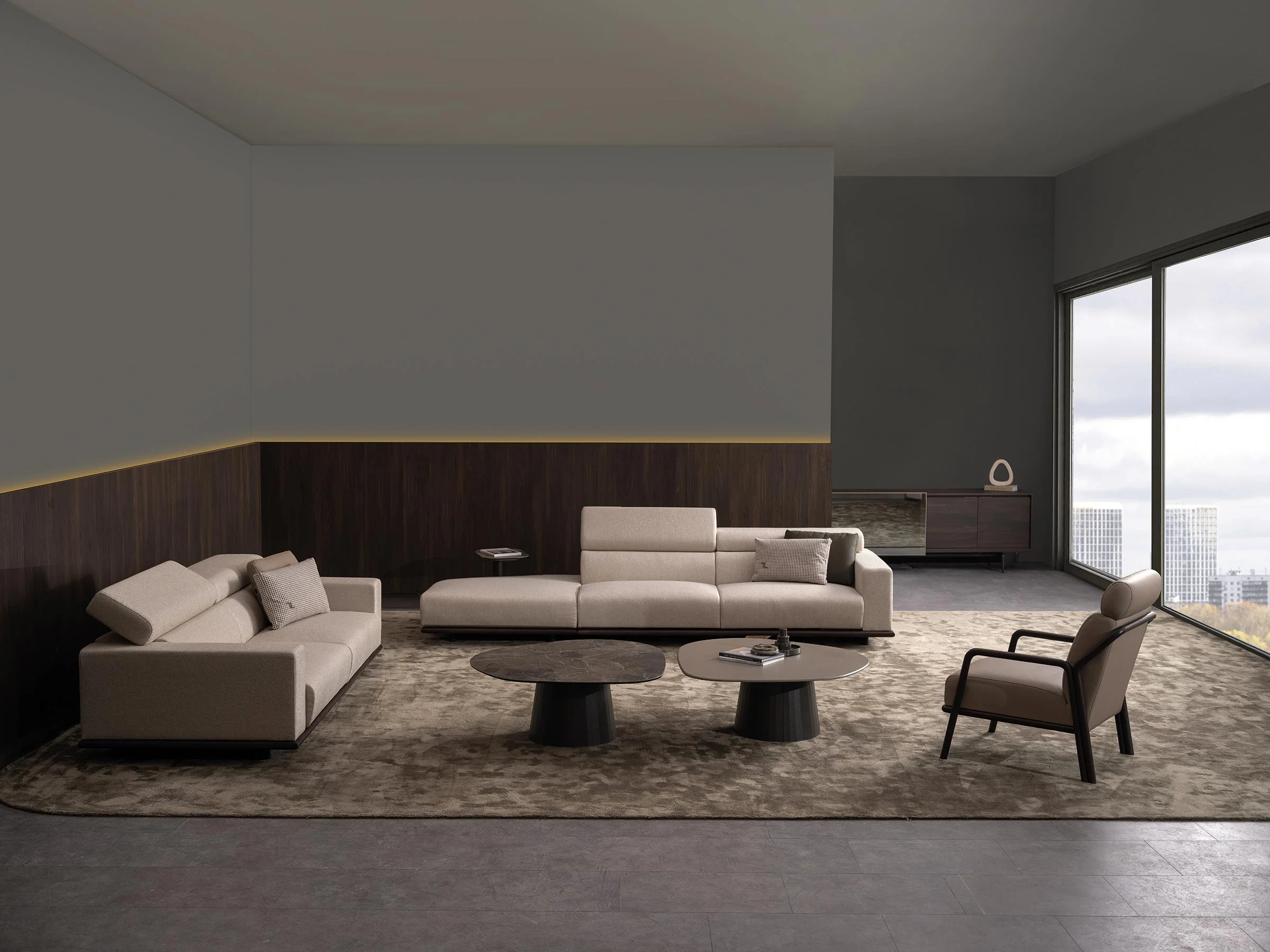 York Corner Chaise Sofa With Sectional - Image 7